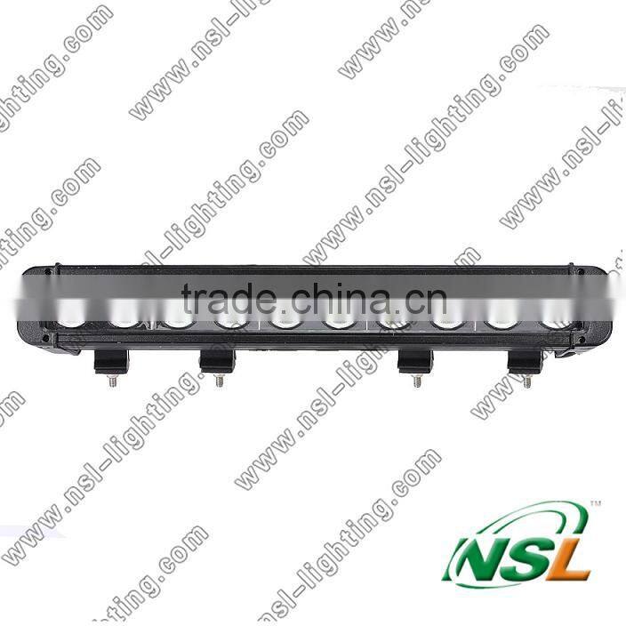 17'' 100W Led Off road Light Bar Single Row 10W Cree Chip Led Bar Light Roof Light Bar 10-70V IP67 Waterproof