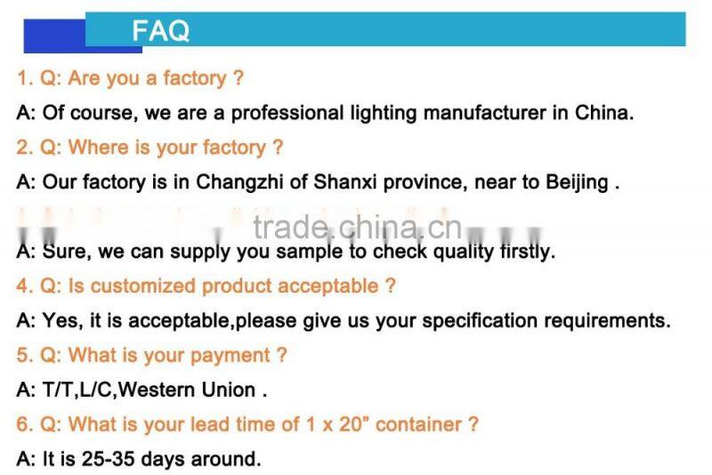 CHINA 3U 15W LAMP ENERGY SAVING