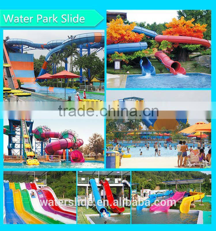 Large spiral water slides fiberglass water park rides China factory supply