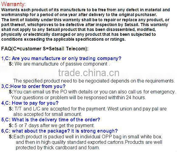 DC-3GHz 100w 3/6/10/20/30/40/50/60dB rf Coaxial Fixed Attenuator