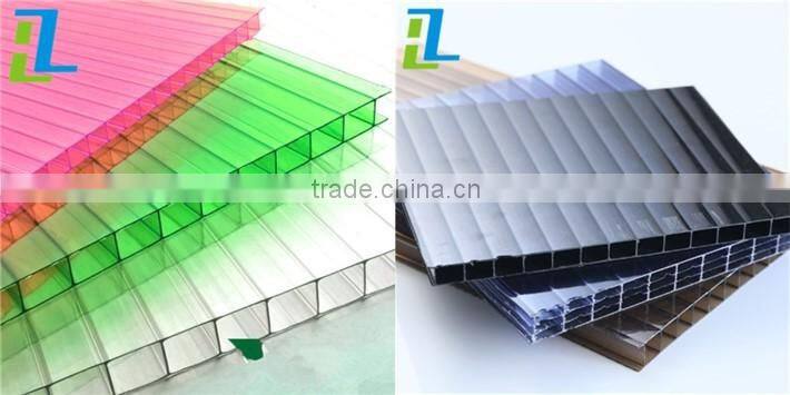 UV Protection Colored Solid/Hollow P4mm 6mm 8mm 10mm transparent canopy swimming pool coolycarbonate Roofing Sheet Manufacturers