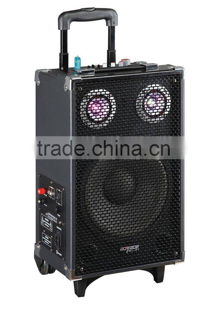 Fm mp3 amplifier portable rechargeable speaker