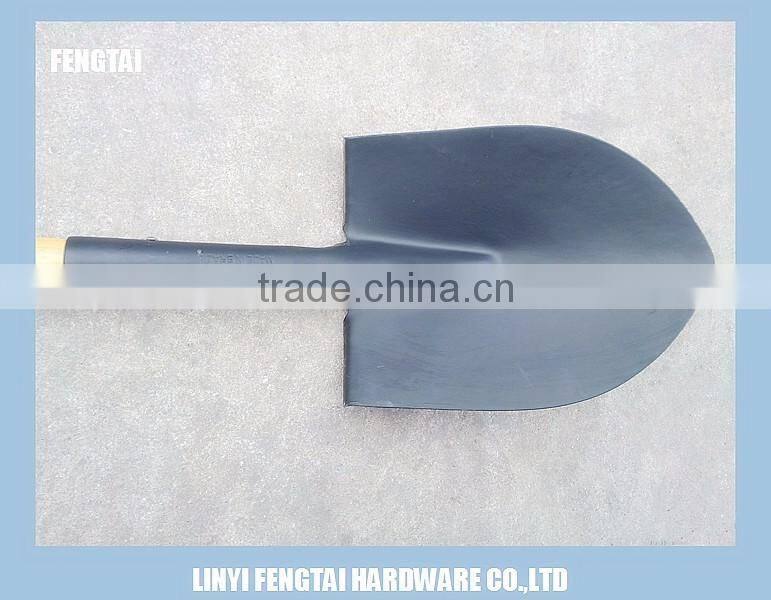 S518 Round Long Wooden Handle Construction Shovel