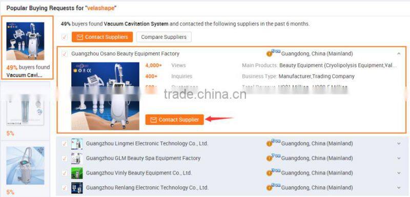 OSANO Super Shape Top 10 Fat Reducetion Cavitation lipo laser Slimming Machine