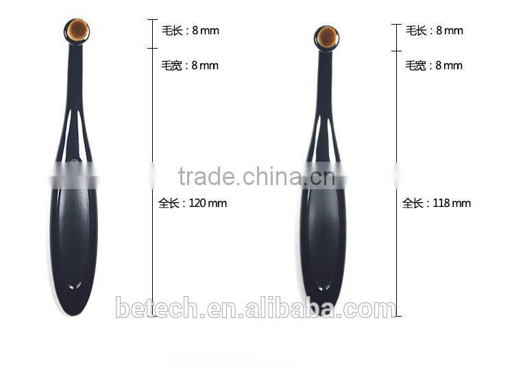 Newest 10PCs/Set Toothbrush Eyebrow Eyeliner Lip Oval makeup brush