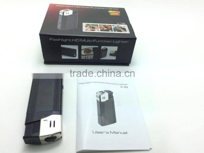 HD Multi-functional Lighter Hidden Camera, Can Be Used As Real Cigarette Lighter/Card Reader/Webcam/Flash Light