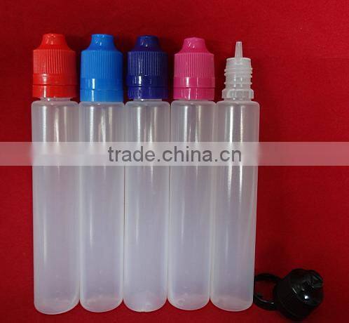 30ml 1oz opaque black or translucent unicorn bottle pen shape e liquid plastic dropper bottle with childproof cap