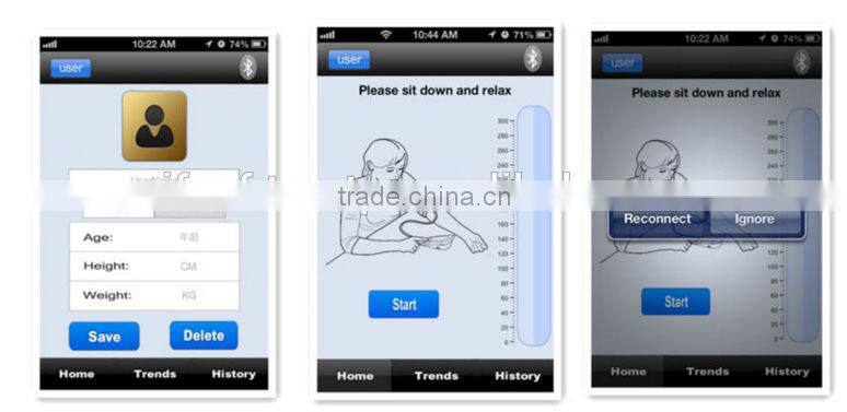 SIFHEALTH-1.7 Arm Blood Pressure Monitor with Irregular Heart Beat Indicator, Wireless Bluetooth Blood Pressure Meter With FDA