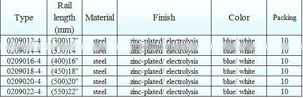 3 Fold Rebound Bottom Mounted Drawer Slide Rail