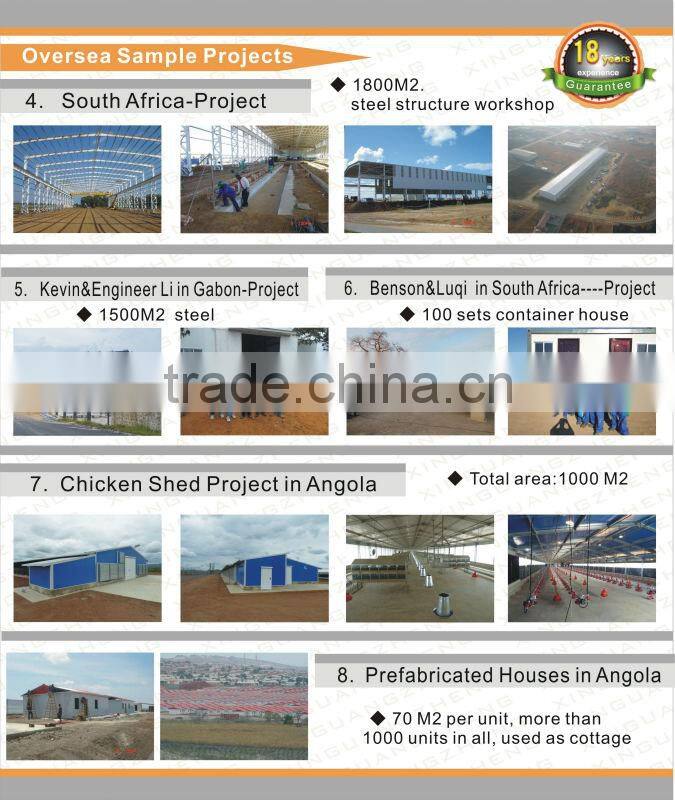 workshop with structural corrugated metal roofing panels