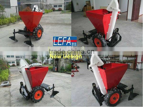 20-35HP tractor dragged two row garlic planter machine