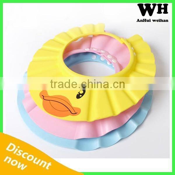 100% EVA resin baby shampoo bath shower cap