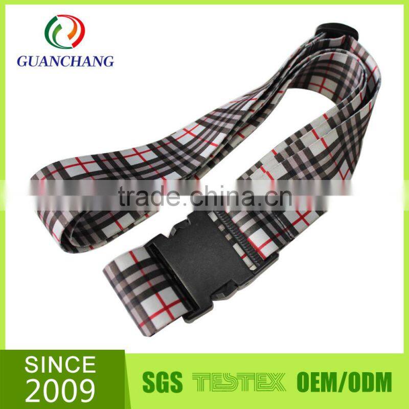 Luggage name tag belt