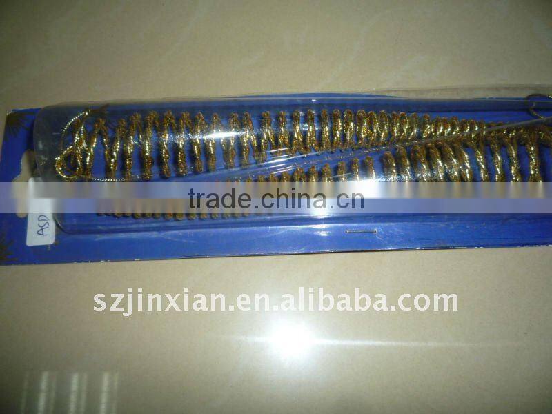 metallic tinsel ornaments Christmas tree decoration