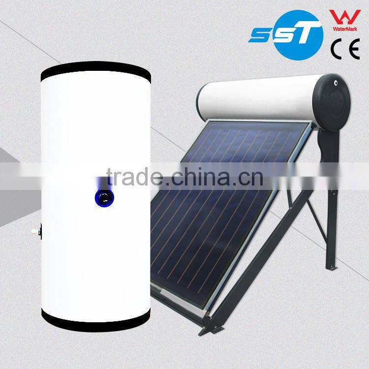 RoHS certified solar water heater in stainless steel