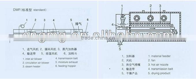 Cassava Chips Belt Dryer