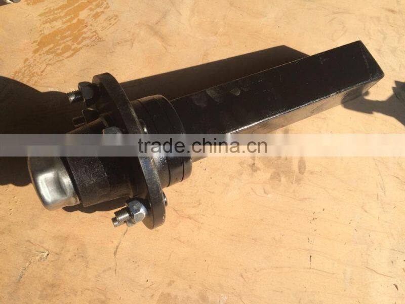 Agricultural stub axle bearing hub assembly