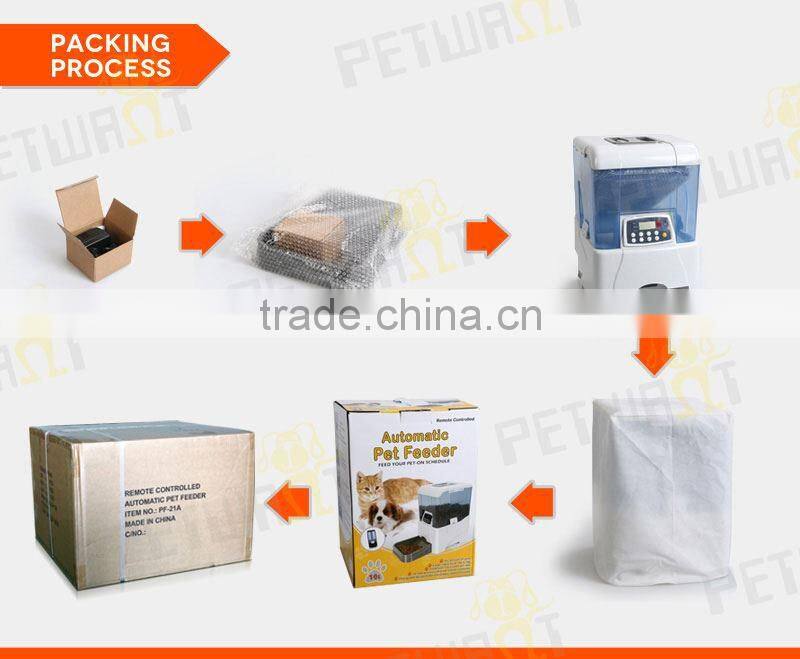 Easy to use pet slow feeder with lcd pf-10a