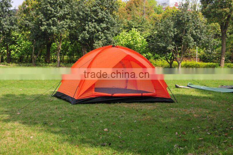 2017 new 4 Person 2 Layer camping tent,outdoor tent with With Fiberglass Pole