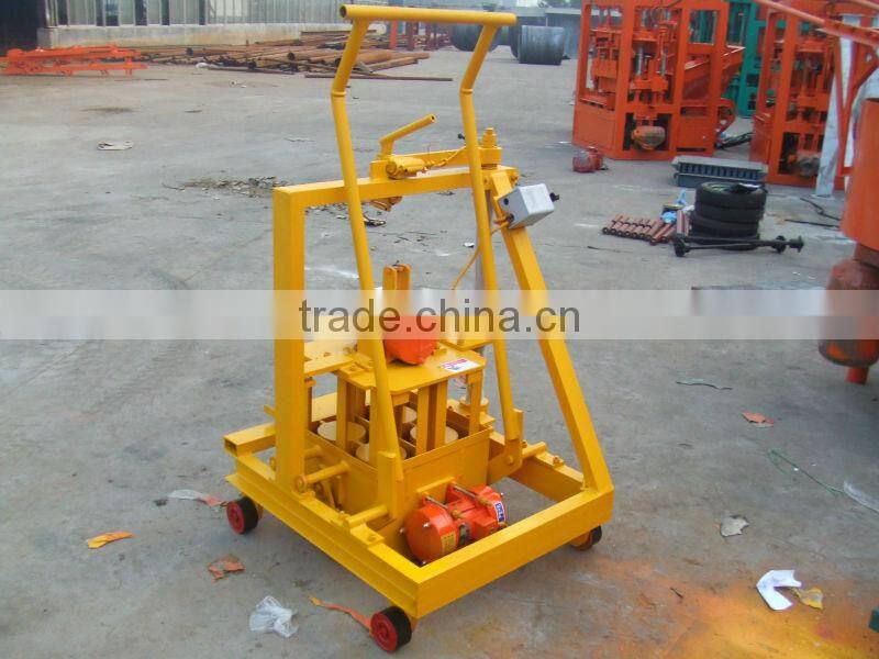 QT40-3c Concrete block making machine /hollow bricks machine indian price