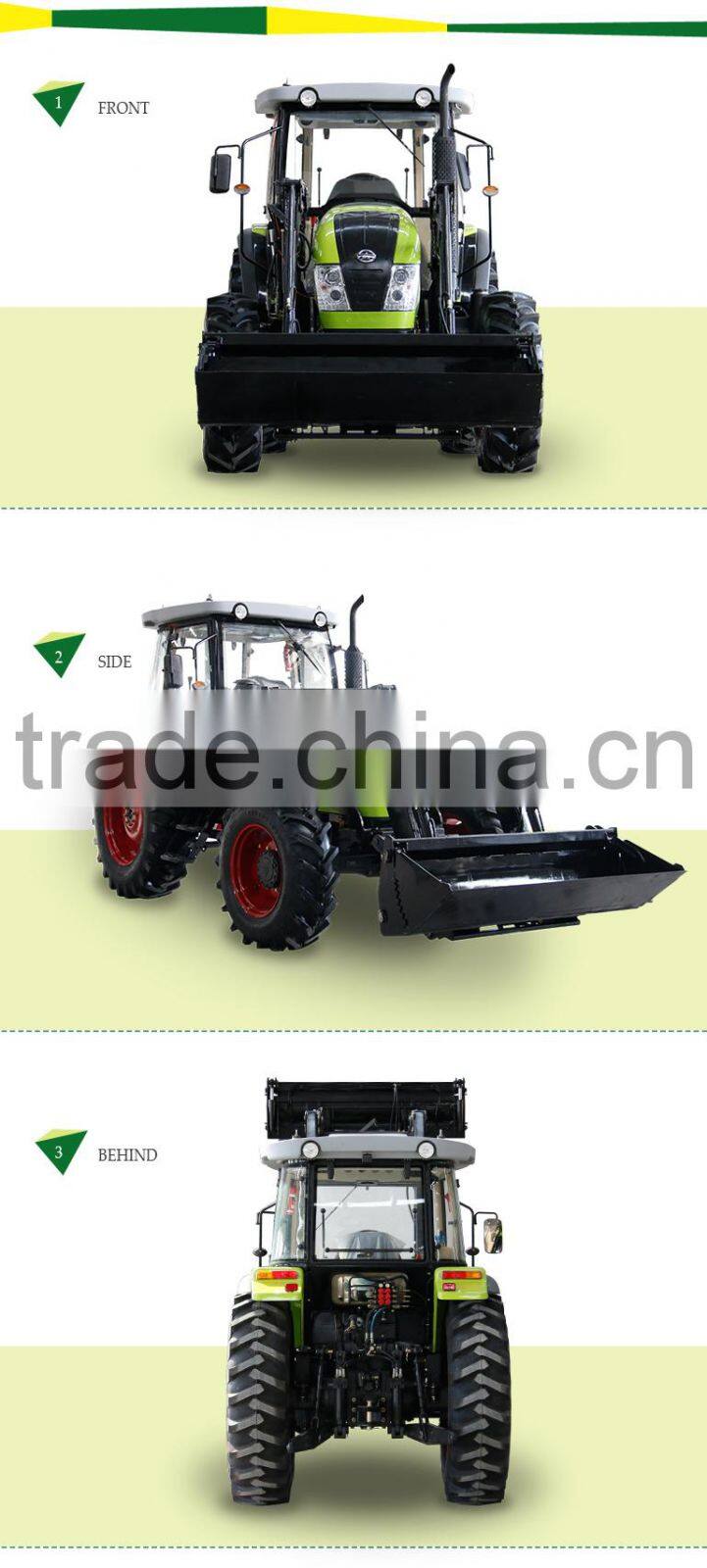 BOTON 130HP tractor DEUZT ENGINE EPA4 FIAT GEARBOX WITH FRONT LOADER