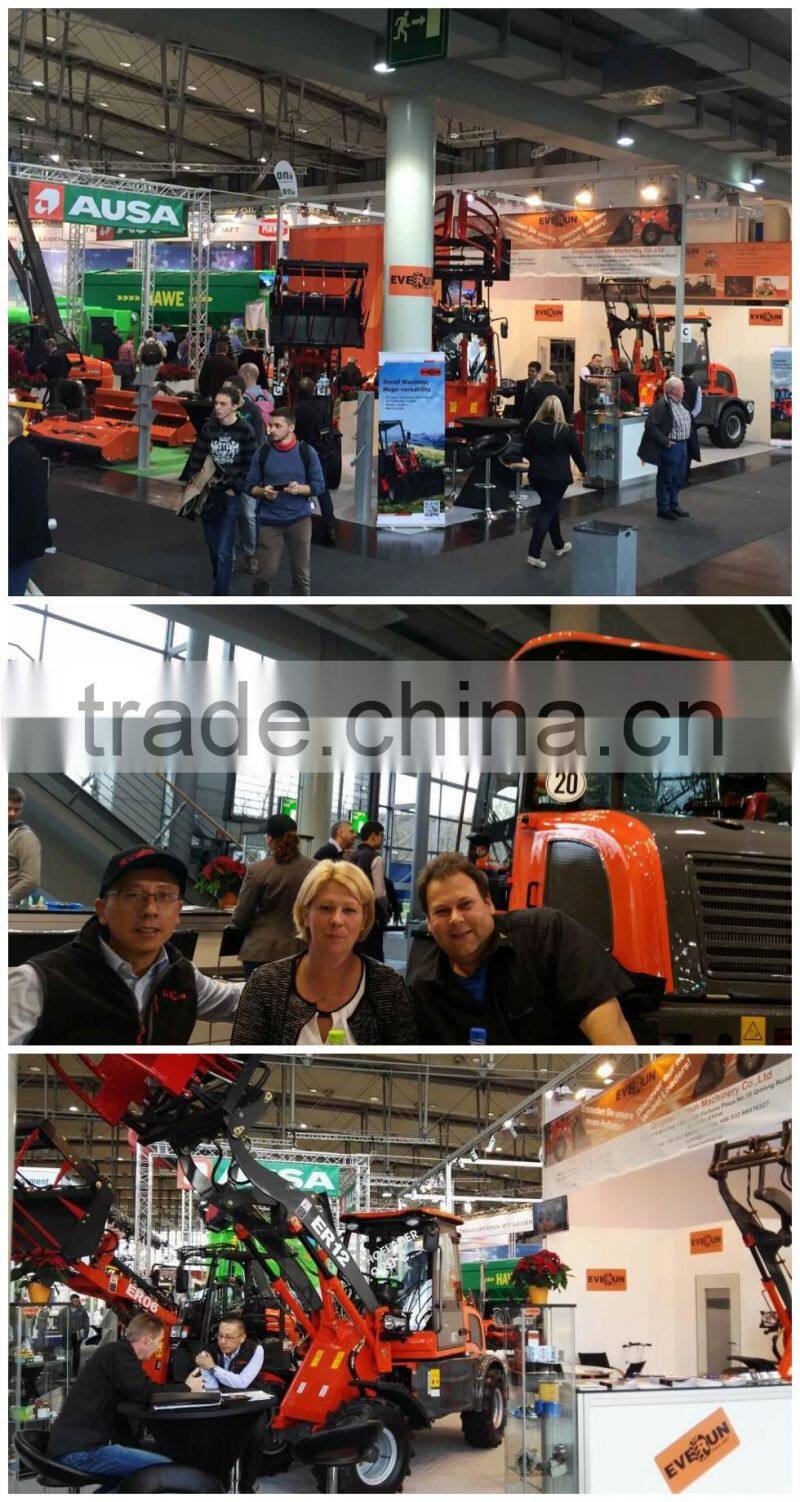 Everun CE Agricultural Tools Mini Tractor/Front Loader ER15 1600kg Loading Capacity with Spare Parts for Sale