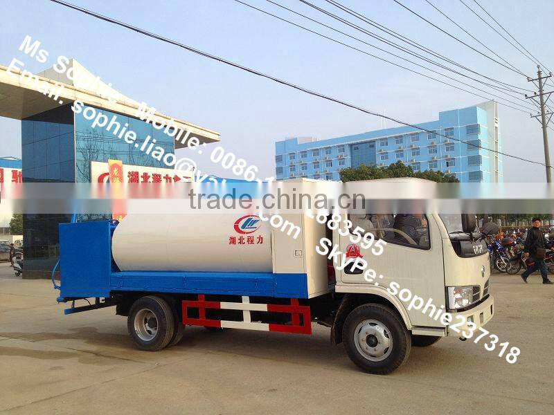 dongfeng mini automatic heated bitumen sprayer truck ,asphalt distributor truck