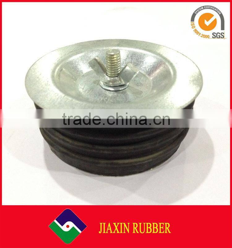 Bathroom Drain 2-pole test plugs 4'' Water Line Plug