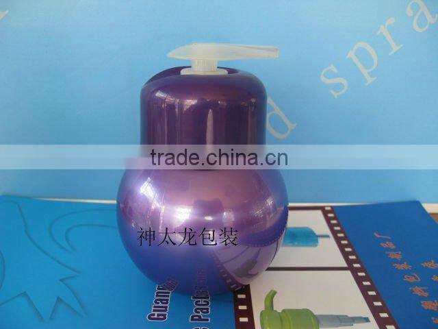 PET plastic bottle PP cover part at the shoulder