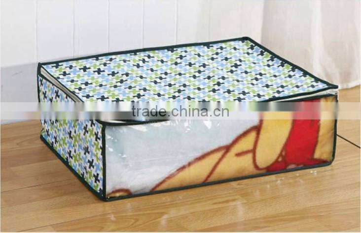thick simple windmill printed blanket storage box storage bag