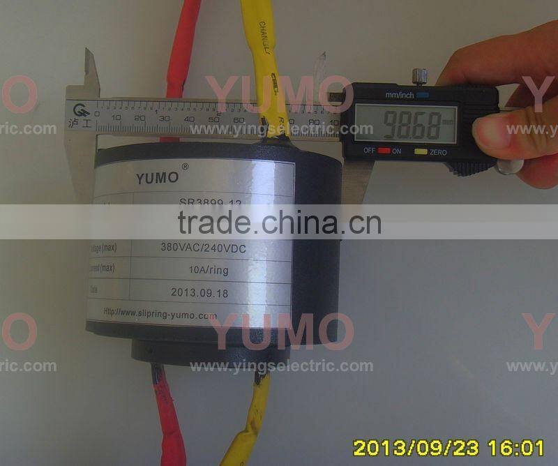 SR3899-12 through bore slip ring 12 rings