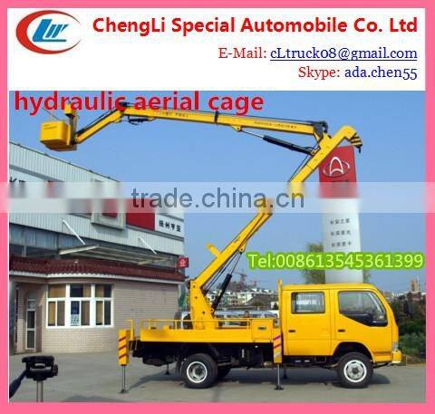 24m aerial working platform hydraulic jack lift truck