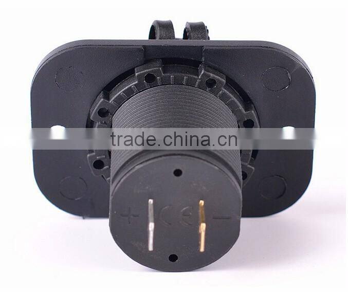 Car Waterproof Dual USB Socket with Mounting Panel