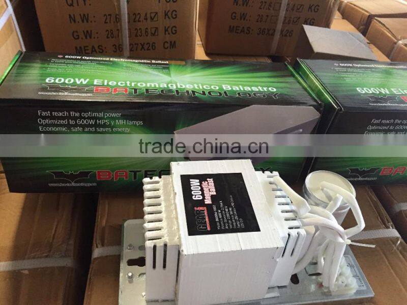 Hydroponic 600w Open magnetic ballast grow lamp ballast