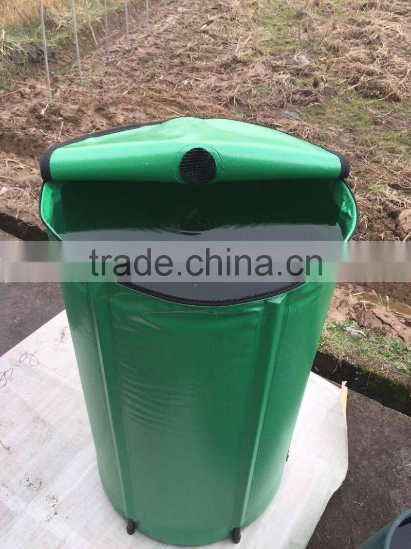 50GALLON/55GALLON/66GALLON Portable Rain Barret outdoor Garden Water Collector Spout