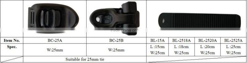 BC25A-BL15A razors buckle tie razors buckle clamp tie razors buckle adjustable tie