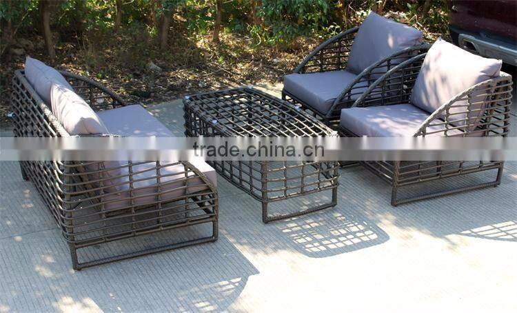 Round rattan sofa wintech wicker furniture