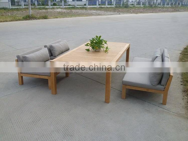 Outdoor Furniture Wood Coffee Table Set