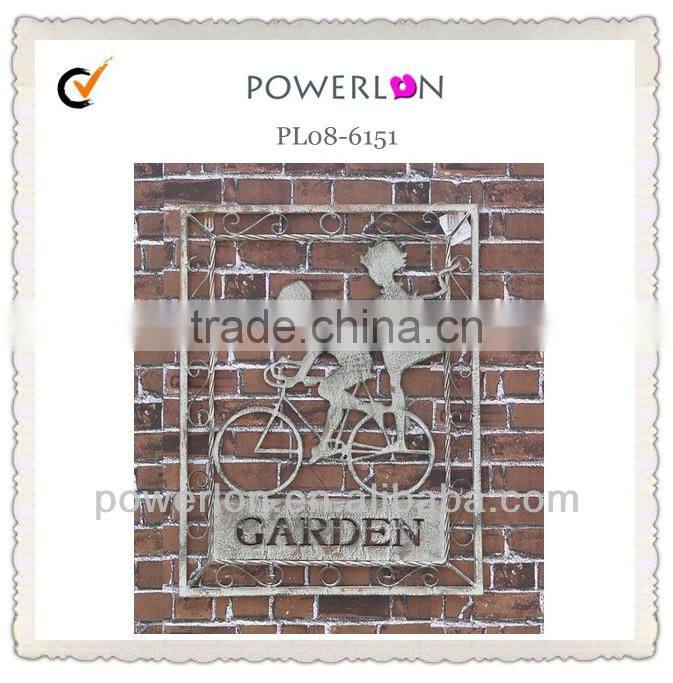 Antique Sweet Wedding Metal Table Deco