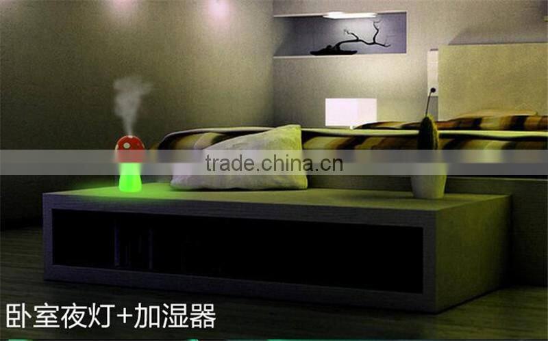 CT-738 Mini USB Humidifier Mushroom humidifier nightlights Humidifier water bottle