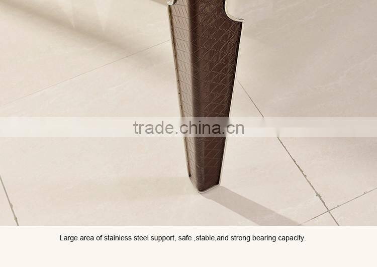 TH372 New Design Red Marble Modern Dining tabel