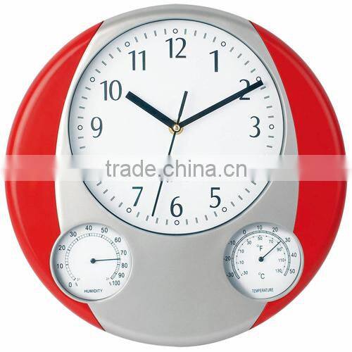 Hot wall clock with temperature and humidity for home use