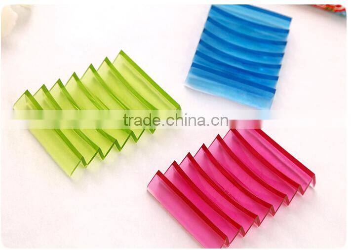 Q078 fashion household wholesale silicone soap dish