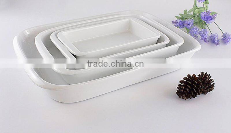Hospitality hotel supply baking accessories ceramic bakeware set