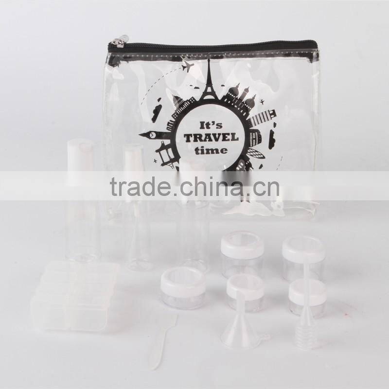 12pcs EasyLifeCare Travel Smart Travel Bottle Set