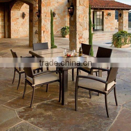 2017 Hot Sale Sigma all weather outdoor lawn and garden line table set