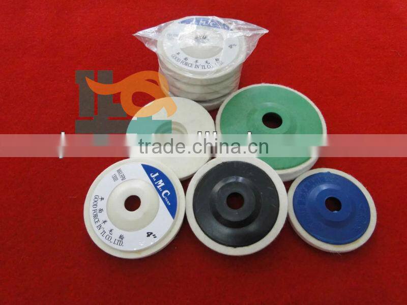 100% wool Polishing felt wheel