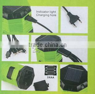 adjustable camping lamp,solar power camping lamp/light, camping LED light, rechargeable camping lantern