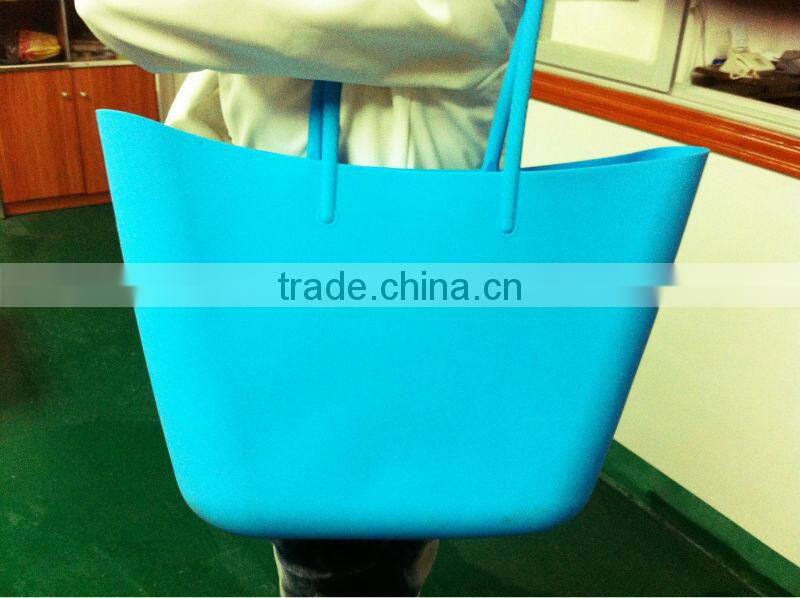 large size handbag for woman / silicone beach bag
