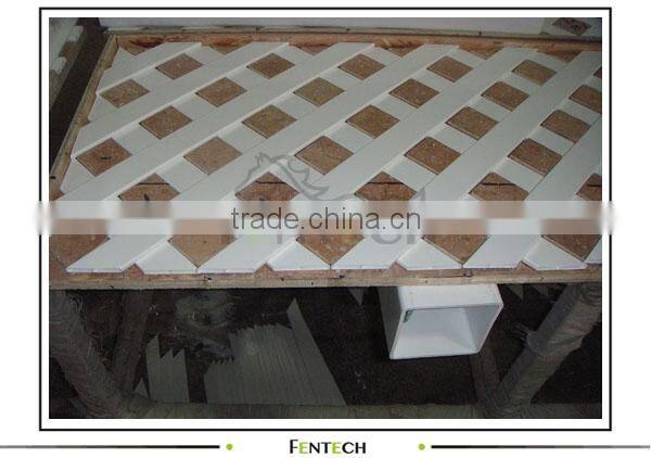 high strength plastic lattice privacy fence